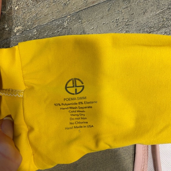 More gold than yellow poema swim top - Picture 3 of 3